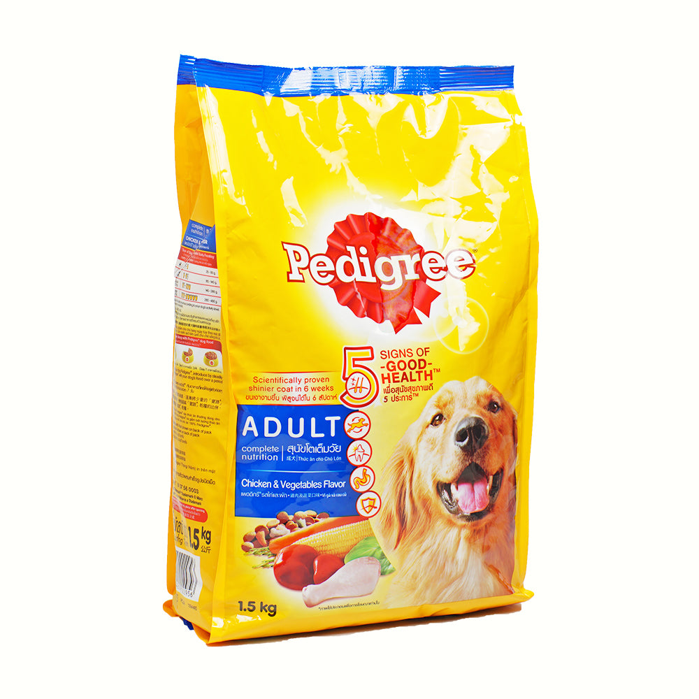 PEDIGREE Dog Dry Food Adult Chicken & Vegetable Flavour 1.5kg