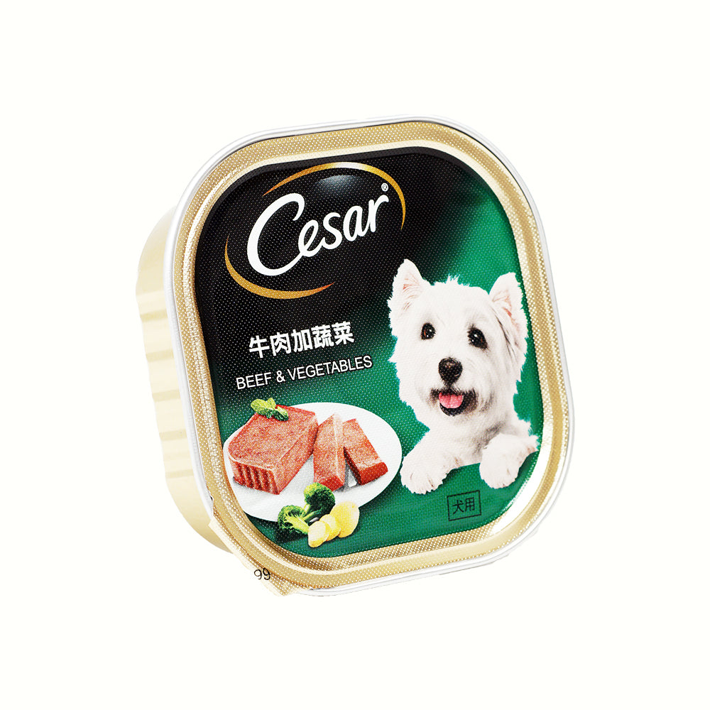 CESAR Dog Wet Food Adult Beef & Vegetable 100g