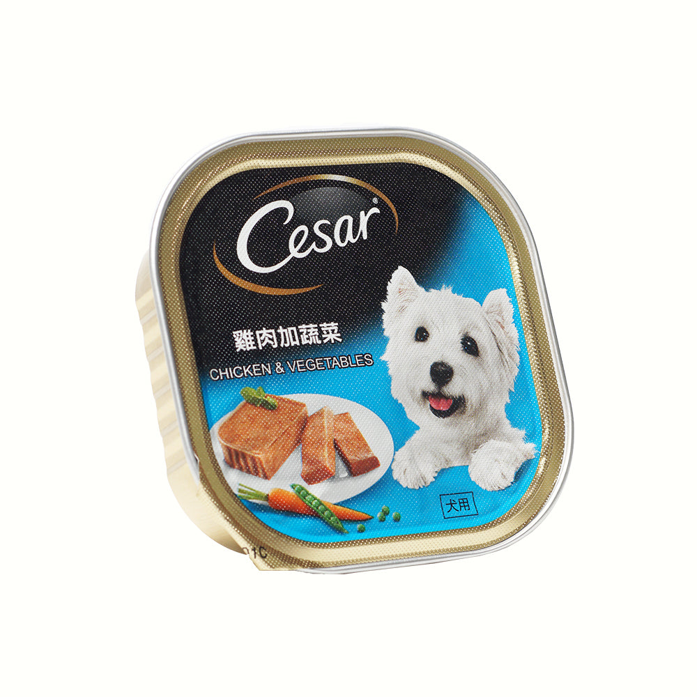 CESAR Dog Wet Food Adult Chicken & Vegetable 100g