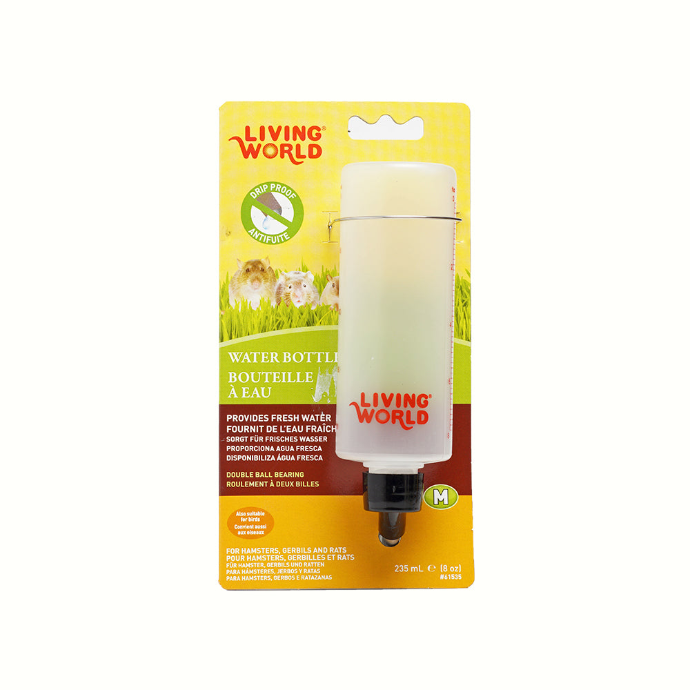 Living World Hamster Bottle with Hanger, 8oz