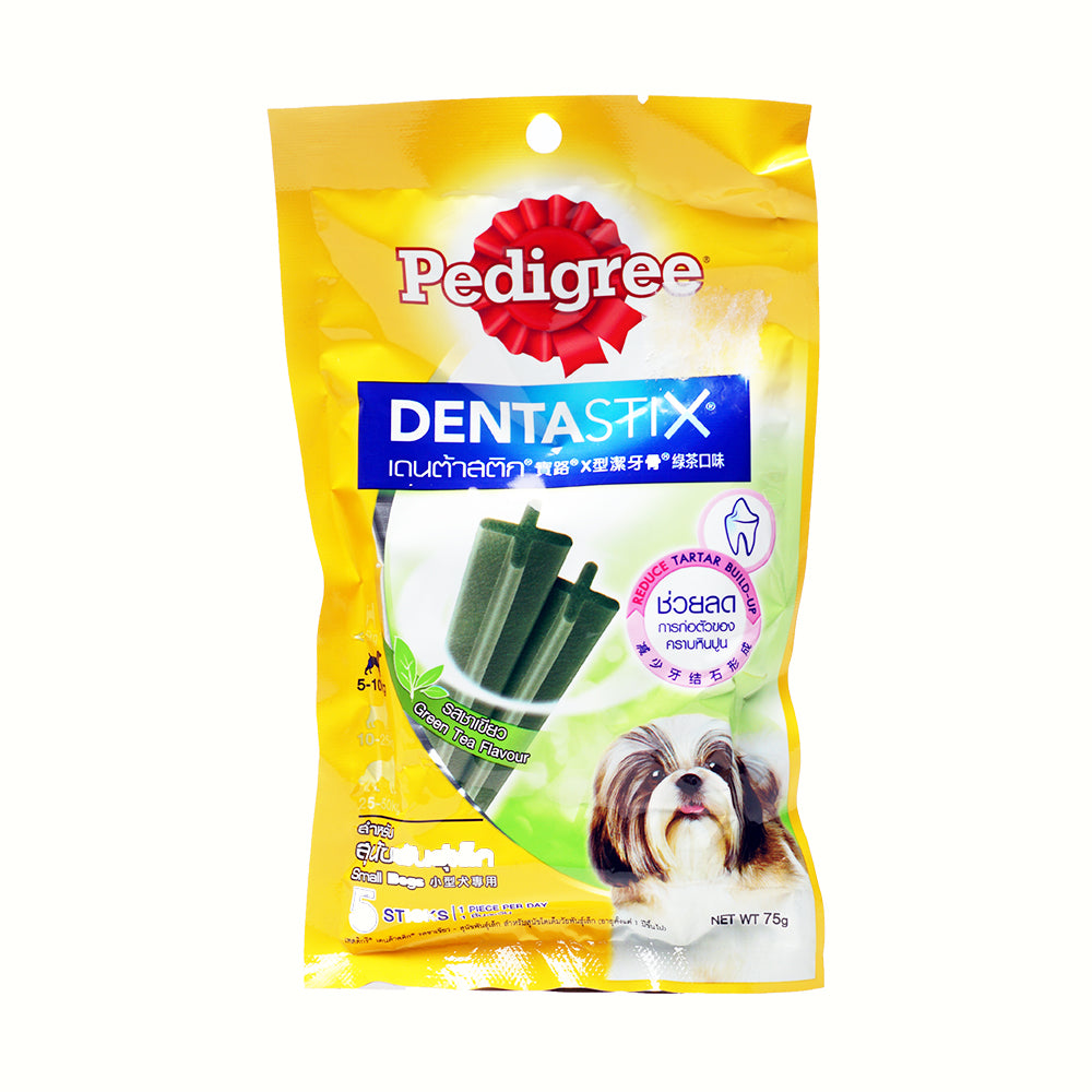 PEDIGREE Oral Care Treats Dentastix Small Green Tea 75g Dental Care Treats