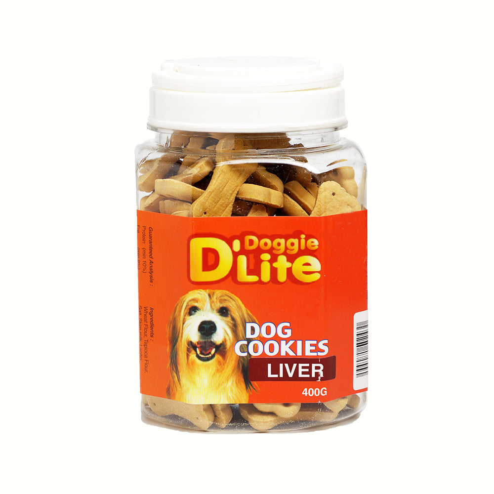 Doggie D'lite Cookies Liver 400g