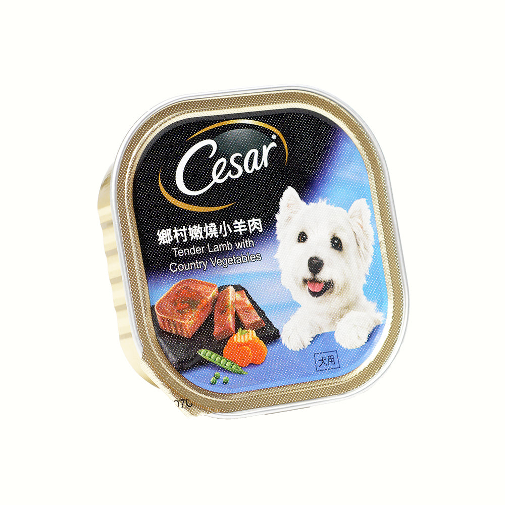 CESAR Dog Wet Food Adult Tender Lamb & Vege 100g