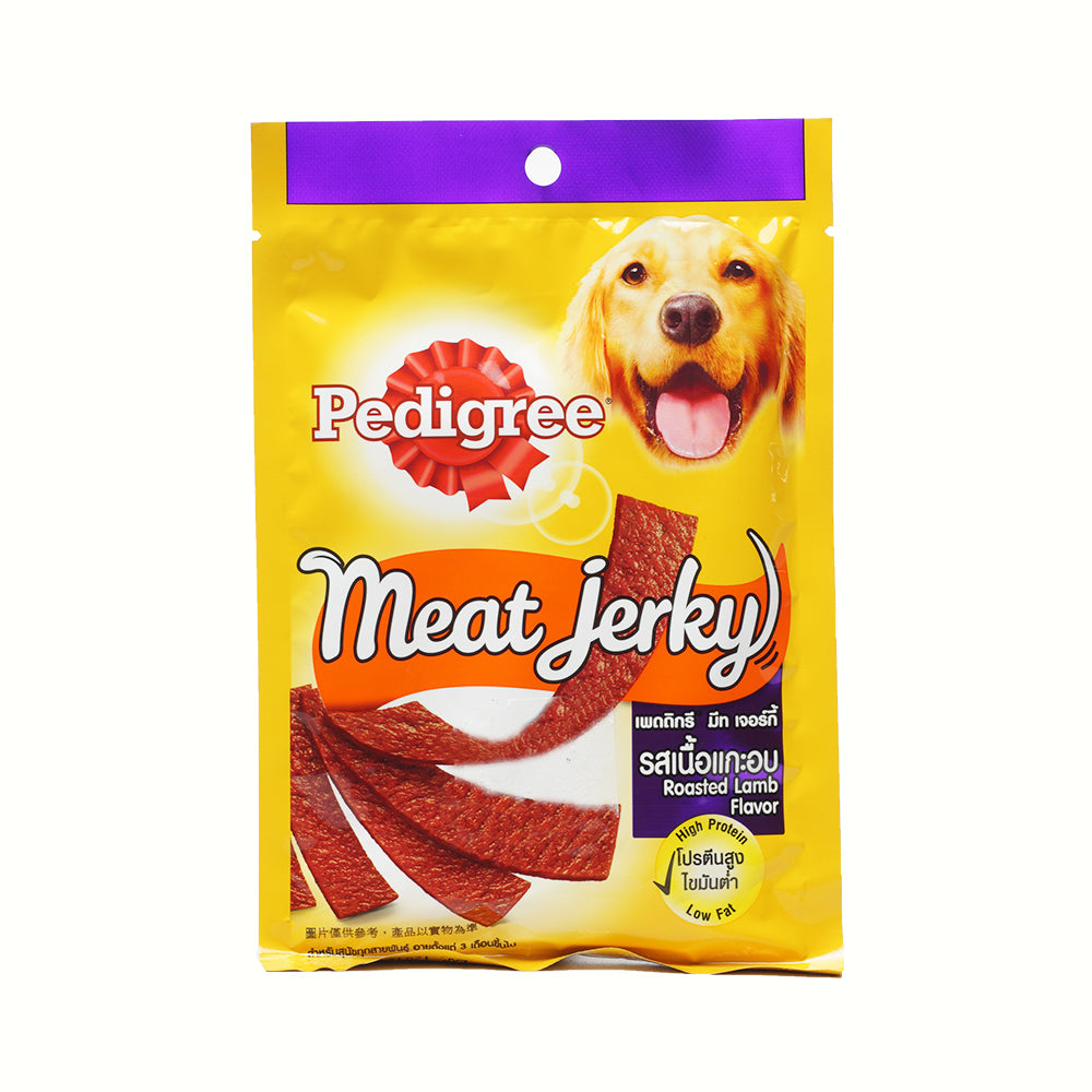 PEDIGREE Adult Dog Treats Meat Jerky Roast Lamb 80g Dog Snack