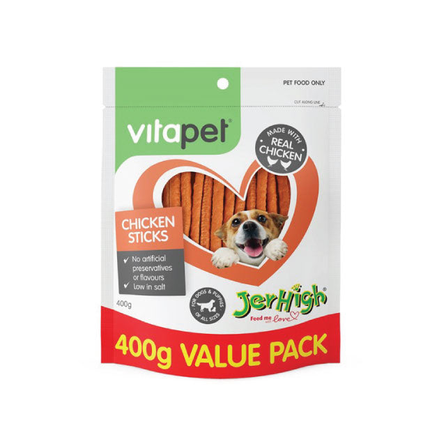 Jerhigh Stick Dog Treats 400g