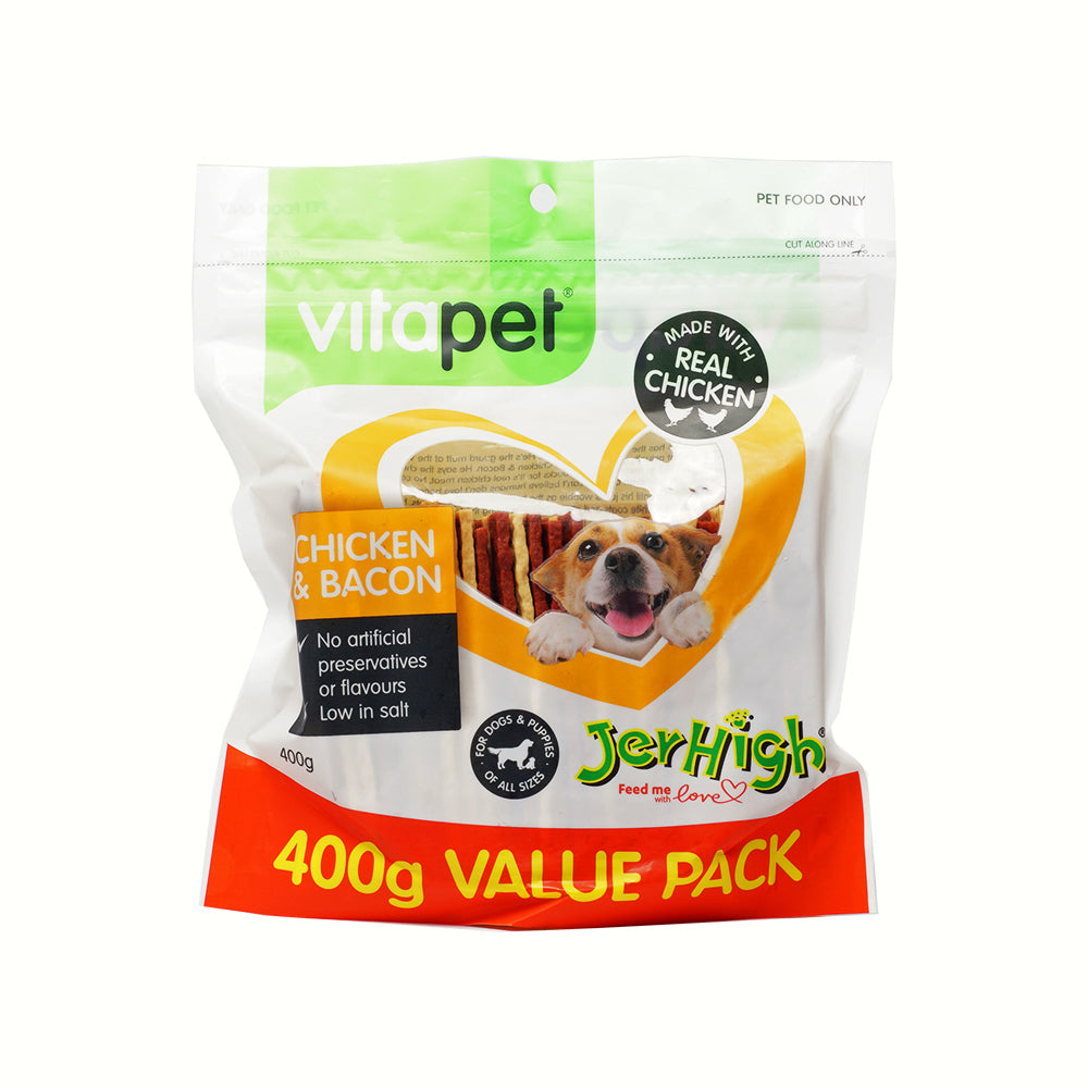 Jerhigh Chicken & Bacon 400g