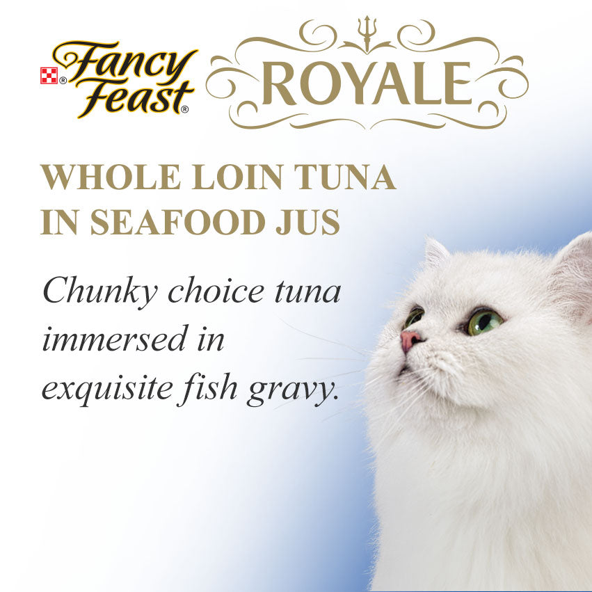 Fancy Feast Whole Loin Tuna In SeaFood Jus 85g