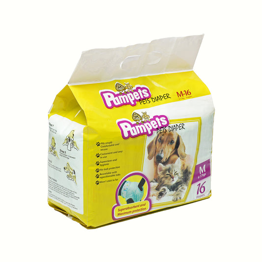 Pampets Diaper M size (6-17 kg/43-65cm)