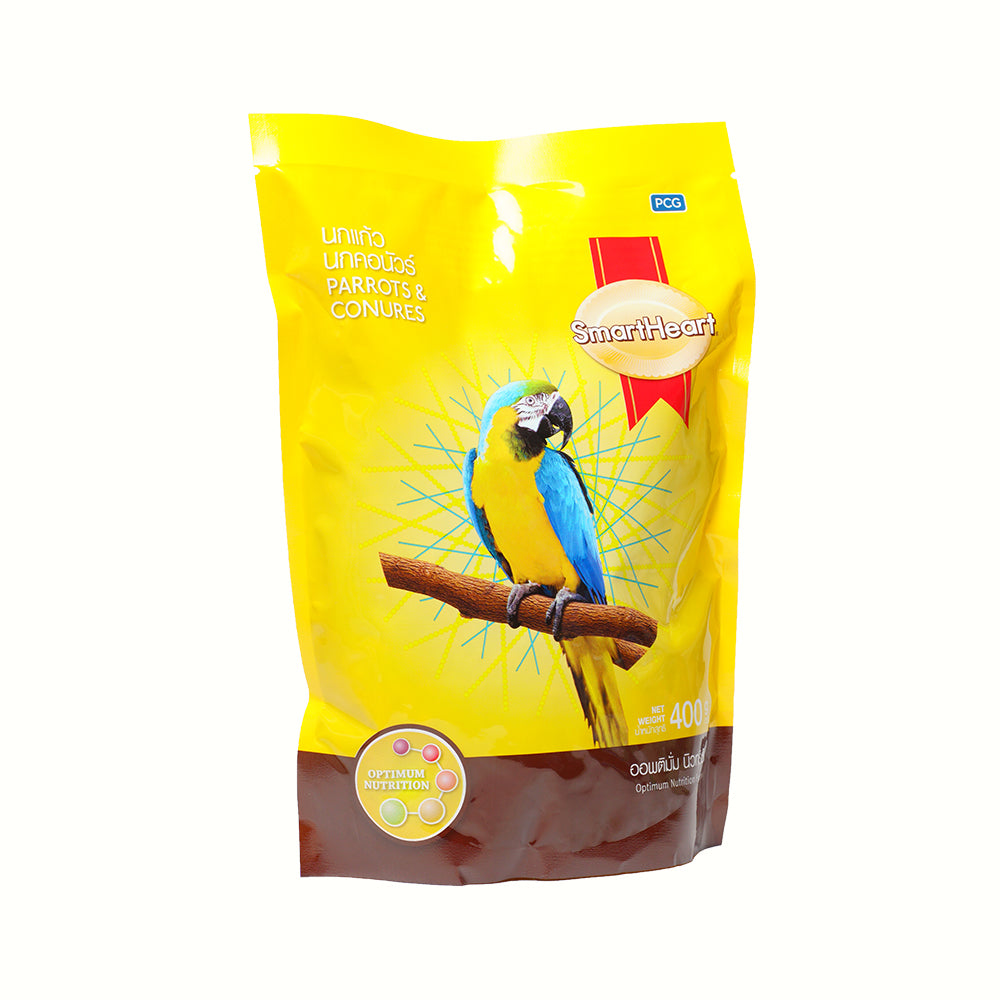 Smartheart Bird Food Parrots and Conures 400g