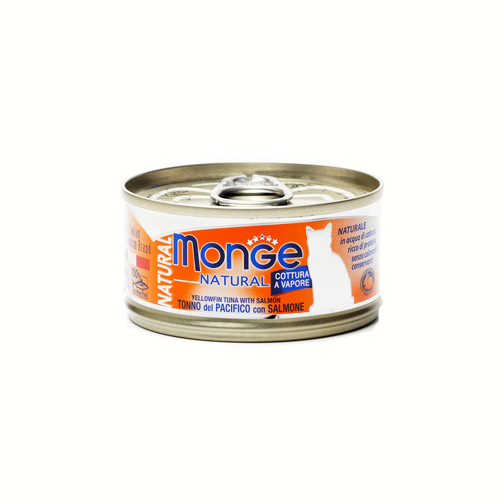Monge Natural YellowFin Tuna With Salman 80g