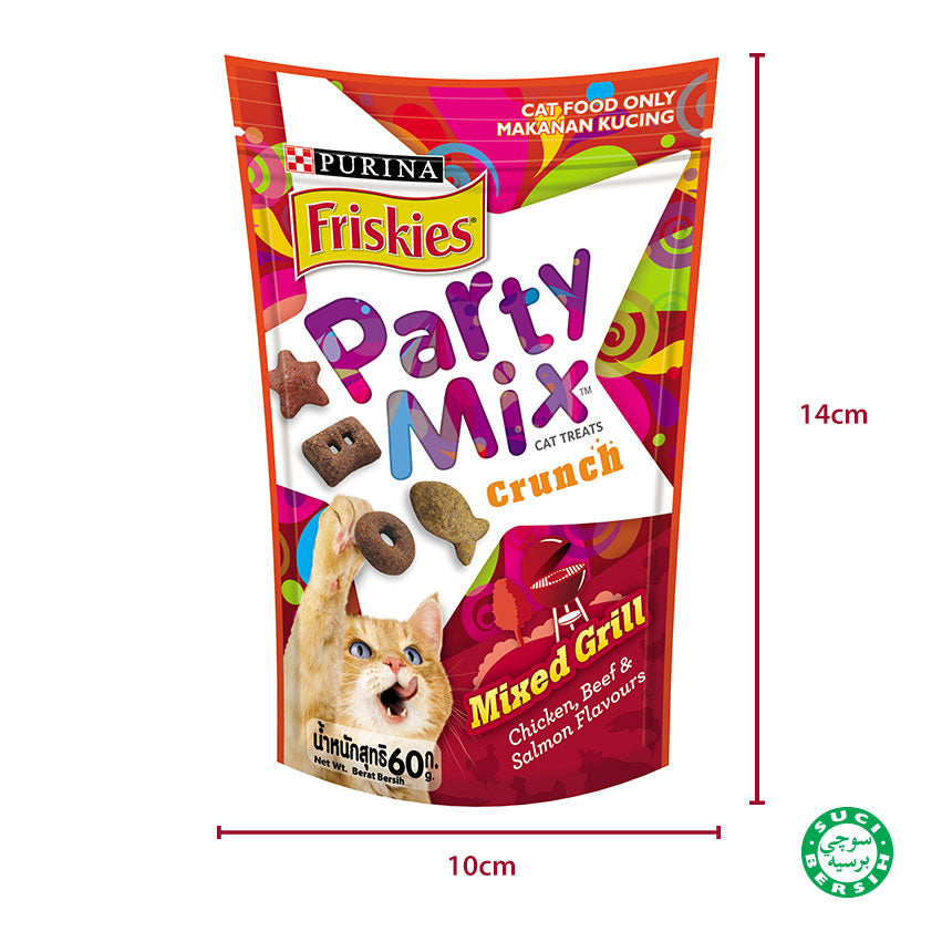 Friskies Party Mix Mixed Grill Crunch 60g