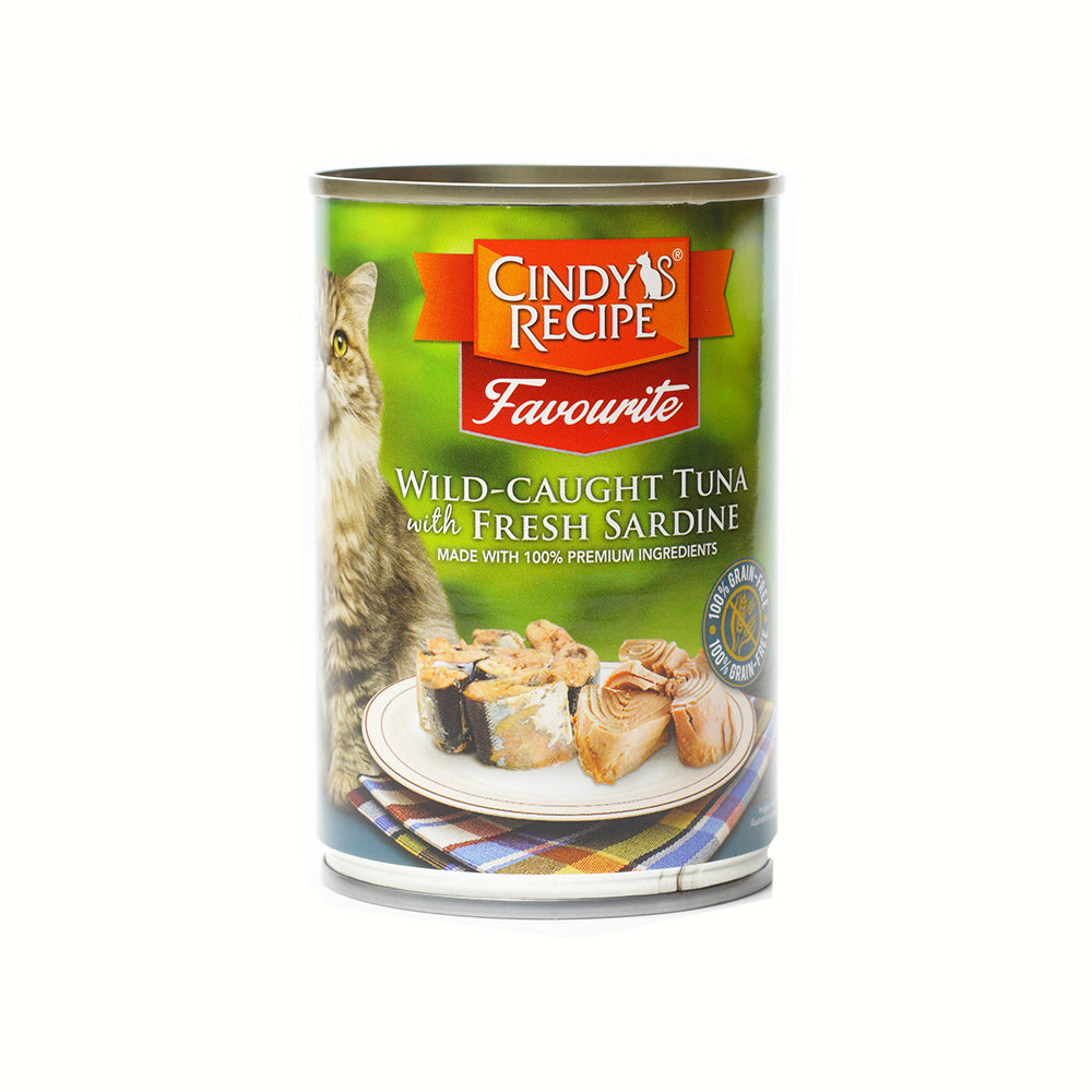 Cindy Recipe Favourite-Wild Caught Tuna With Fresh Sardine 400g