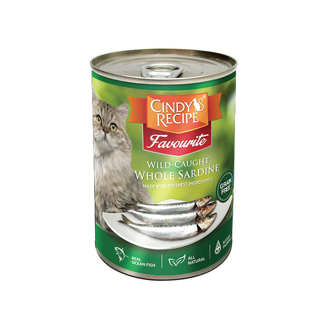 Cindy Recipe Wild Caught Whole Sardine 400gm – Petswonderland