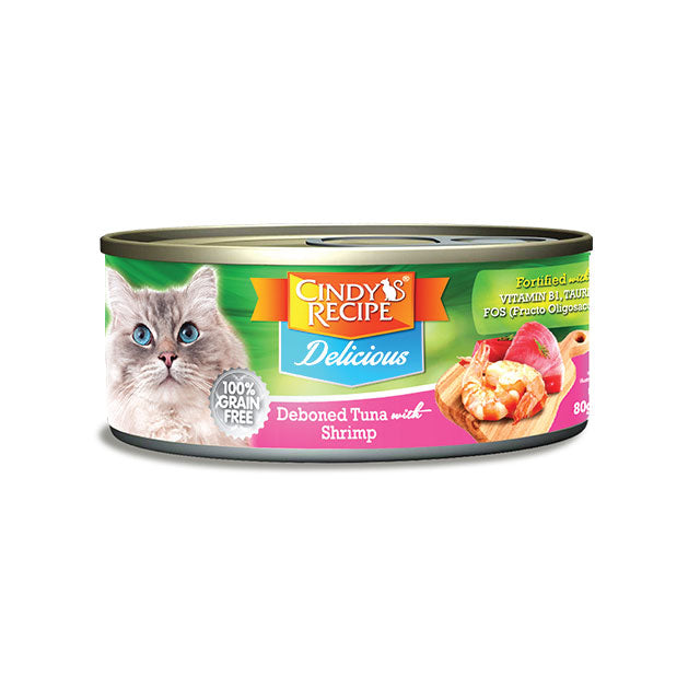 Cindy Delicious Tuna With Shrimp 80gm