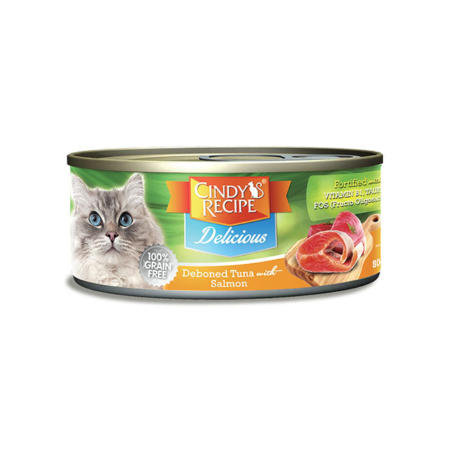Cindy Delicious Tuna With Salmon 80gm