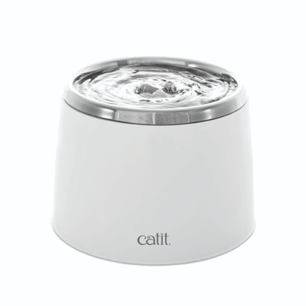 Catit Cat Stainless Steel Top Fountain White 2L