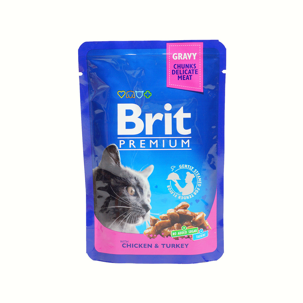 Brit Cat Pouch Turkey 100g