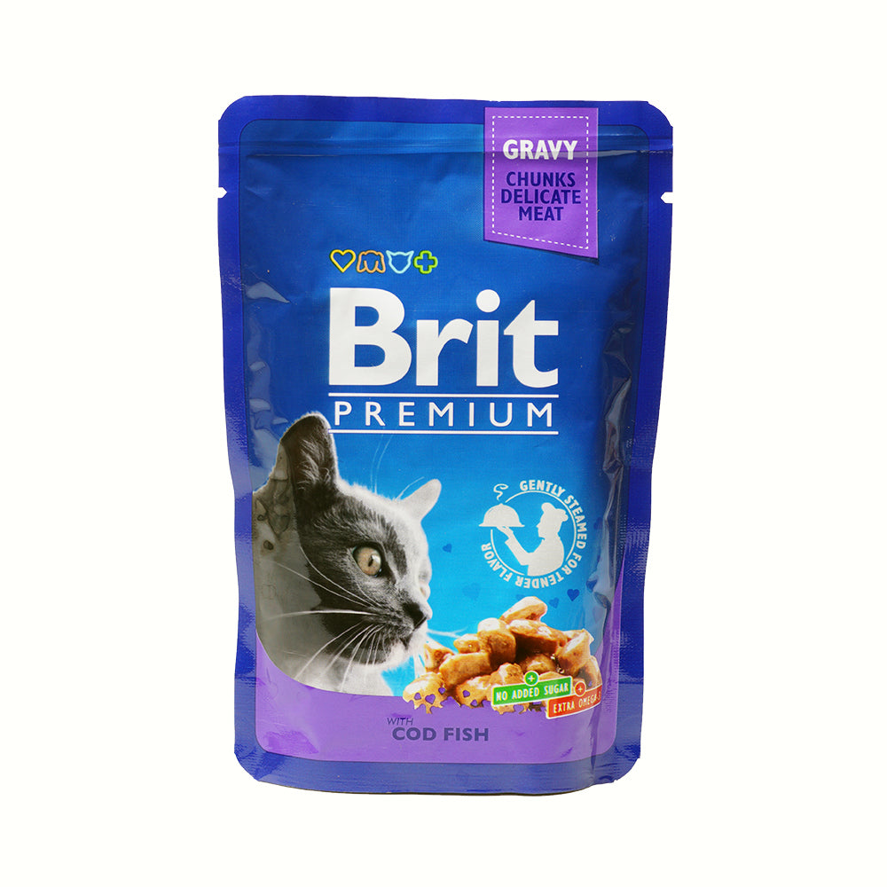 Brit Cat Pouch Cod Fish 100g