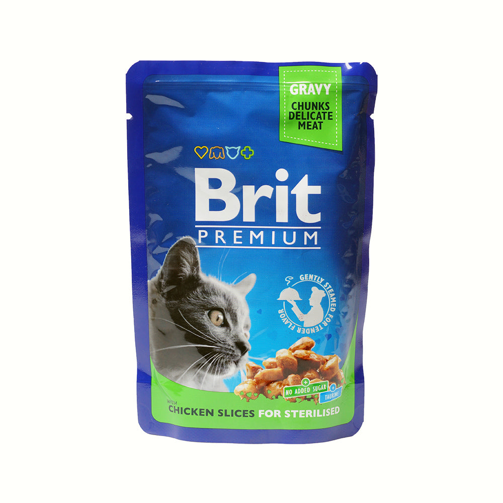 Brit Cat Pouch Sterilised 100g