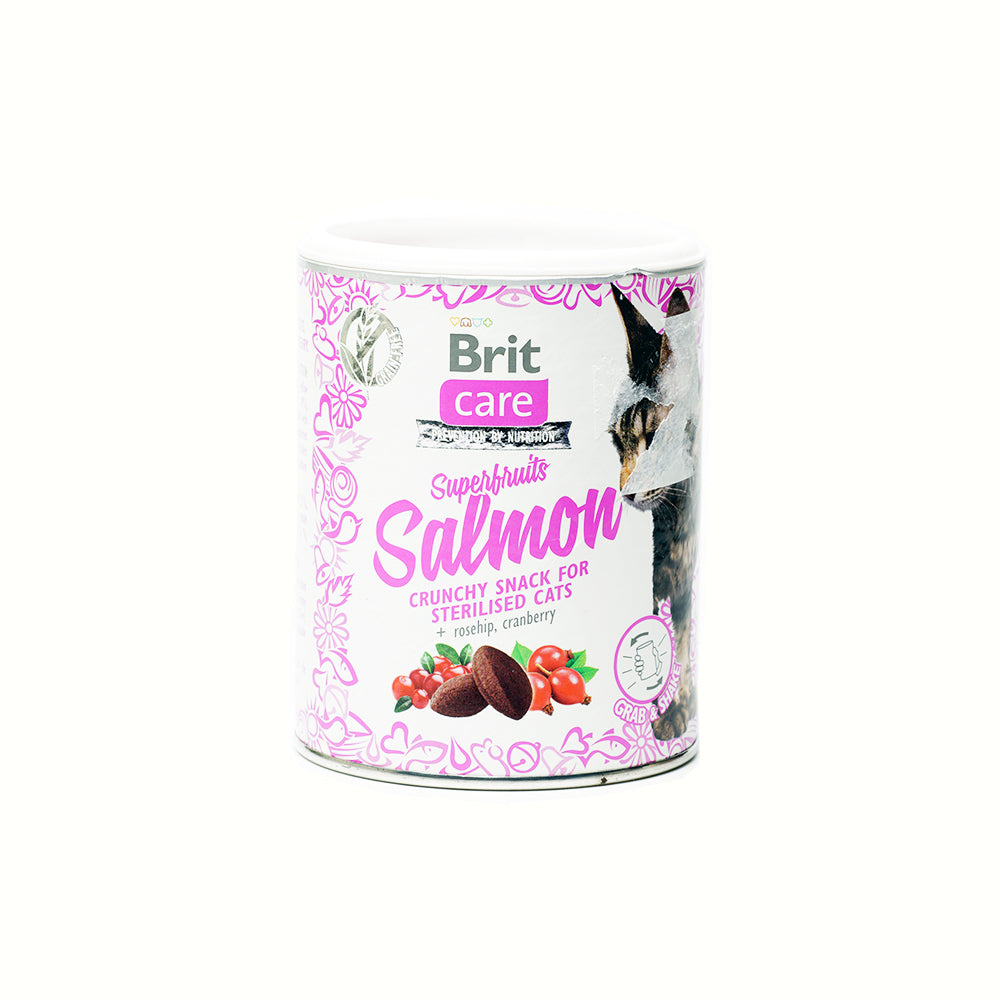 Brit Care Cat Snack Superfruit Salmon 100g
