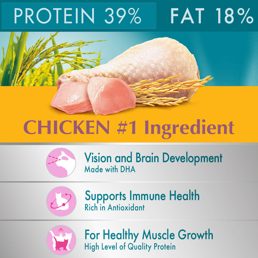 Purina One Kitten Food with Chicken 1.2kg