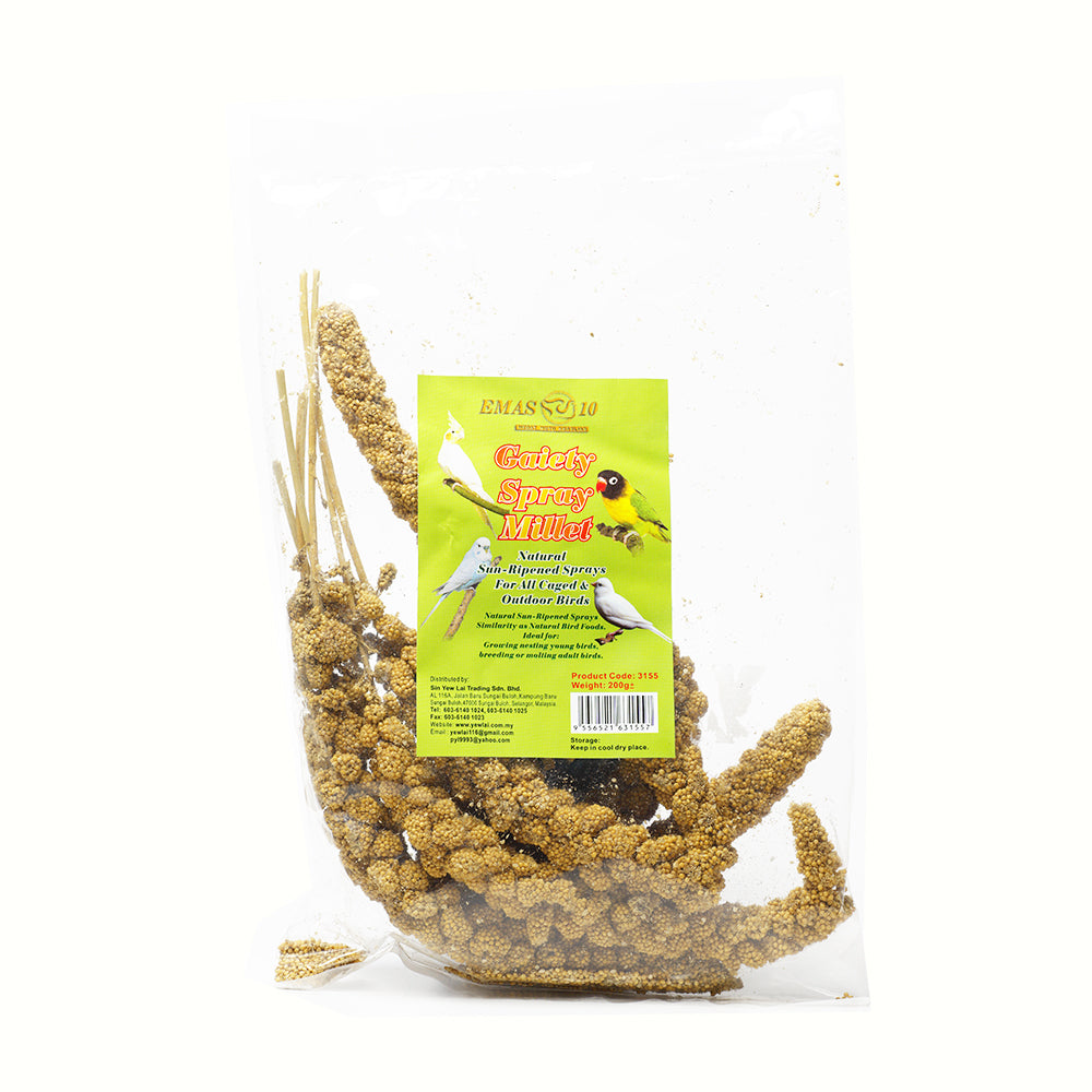 Emas 10 Gaiety Spary Millet 200g