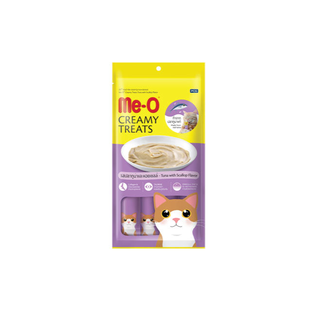 MeO Cat Creamy Treat Tuna and Scallop 4x15g