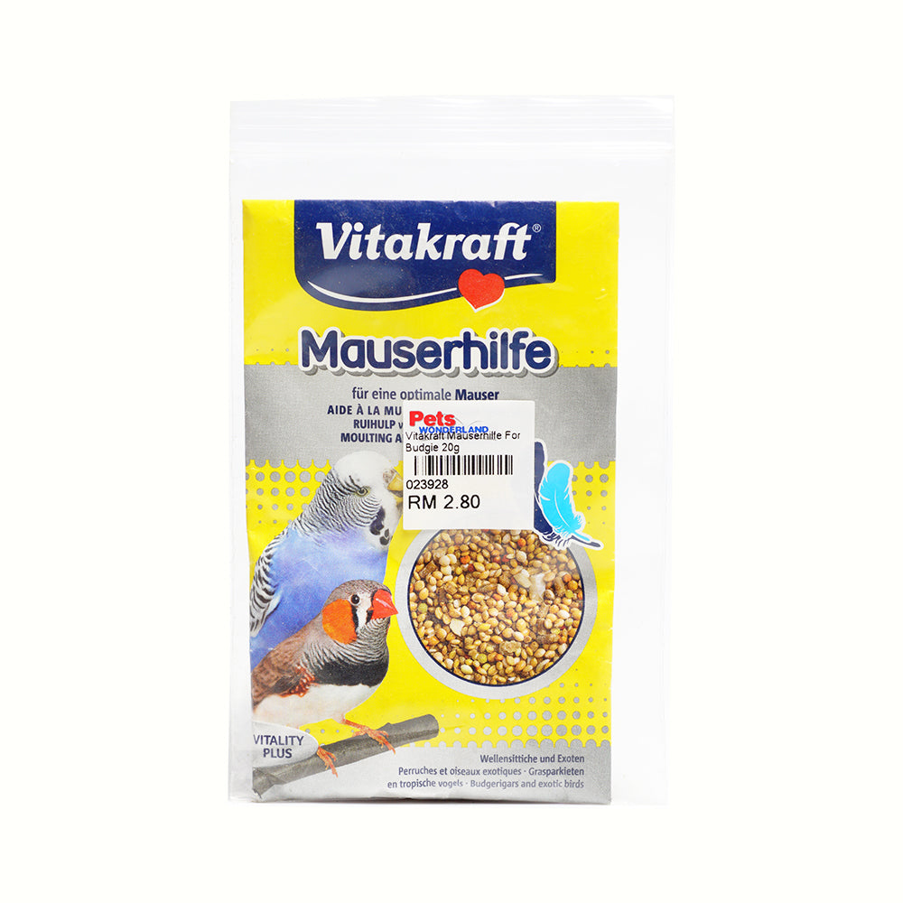 Vitakraft Mauserhilfe For Budgie 20g