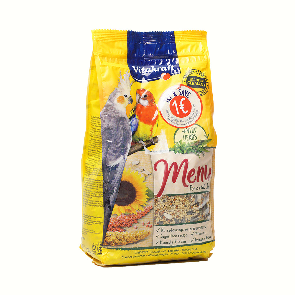 Vitakraft Premium Menu Cockatiel 1kg