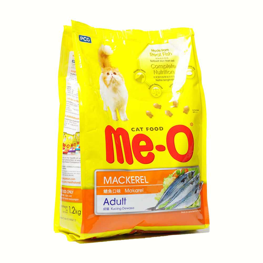 MeO Dry Cat Food Mackerel Flavor 1.2kg