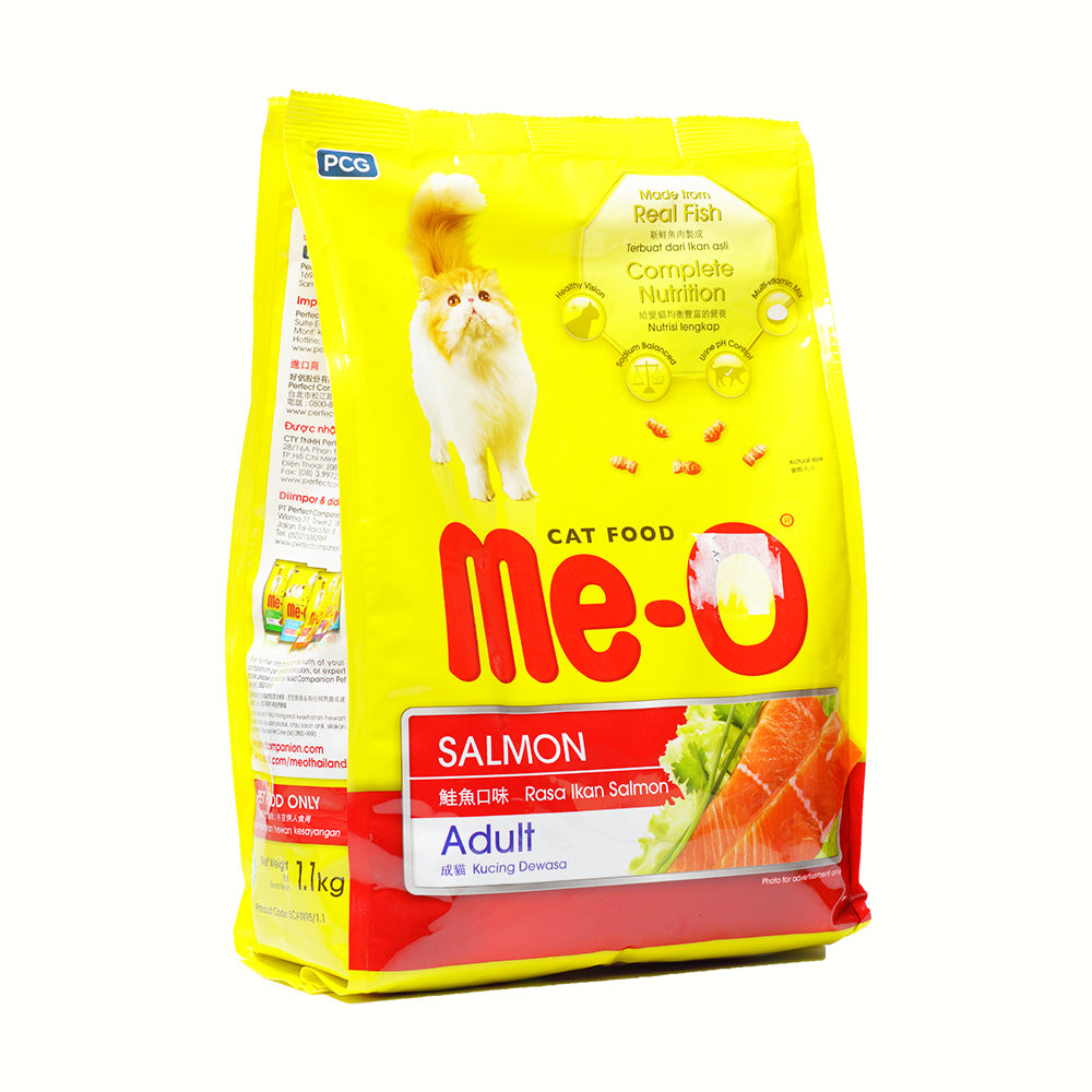 MeO Dry Cat Food Salmon Flavor 1.1kg