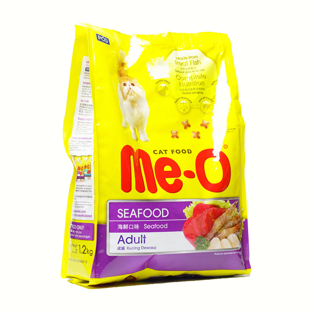 MeO Dry Cat Food Seafood Flavor 1.2kg