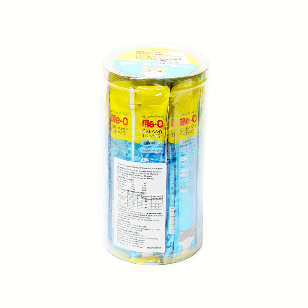 Me-o Cat Creamy Chicken & Liver Canister (36X15G)