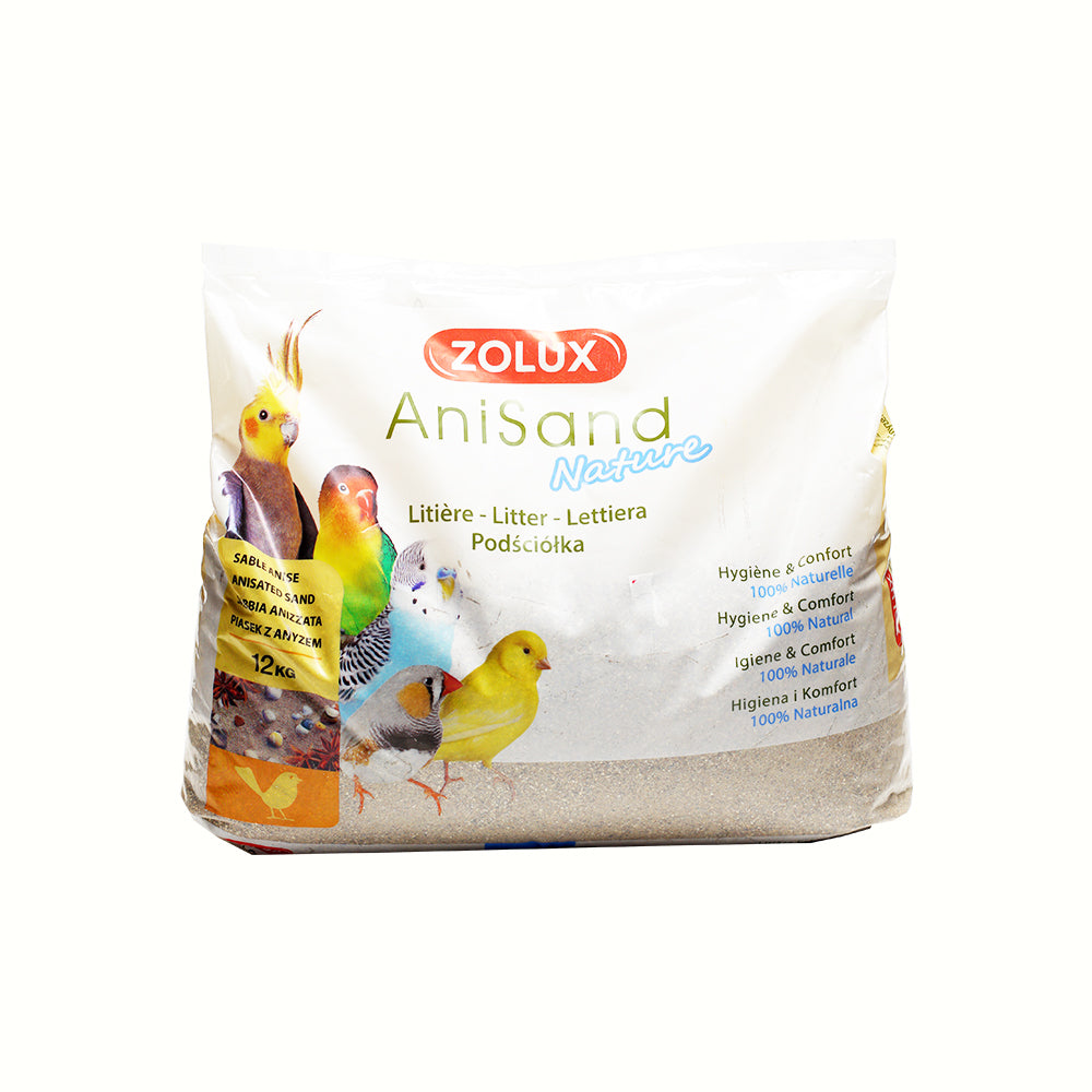 Zolux Anisand Sand Nature Primo Bird Bedding LItter 2kg