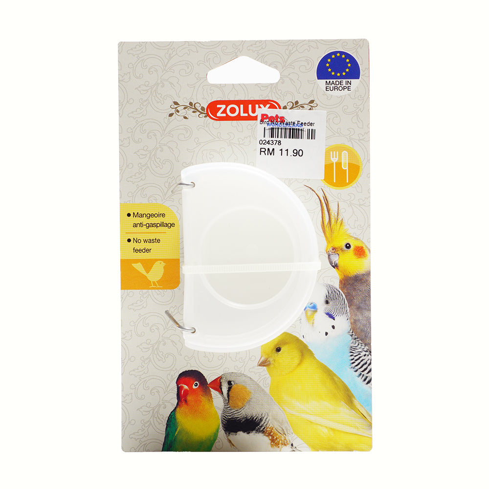 Zolux No Waste Bird Feeder