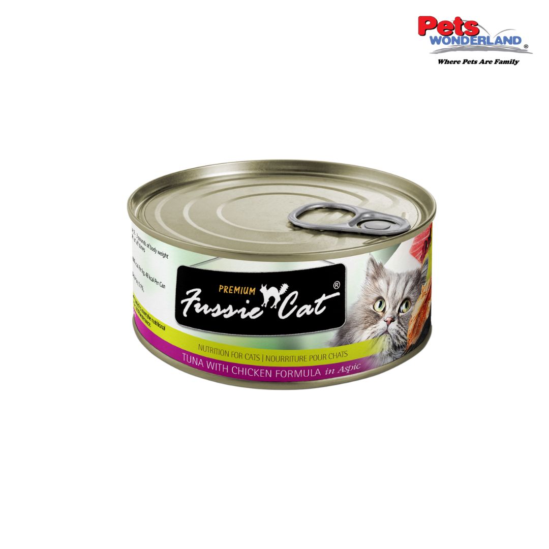 Fussie Cat Premium Tuna with Chicken Canned 80g
