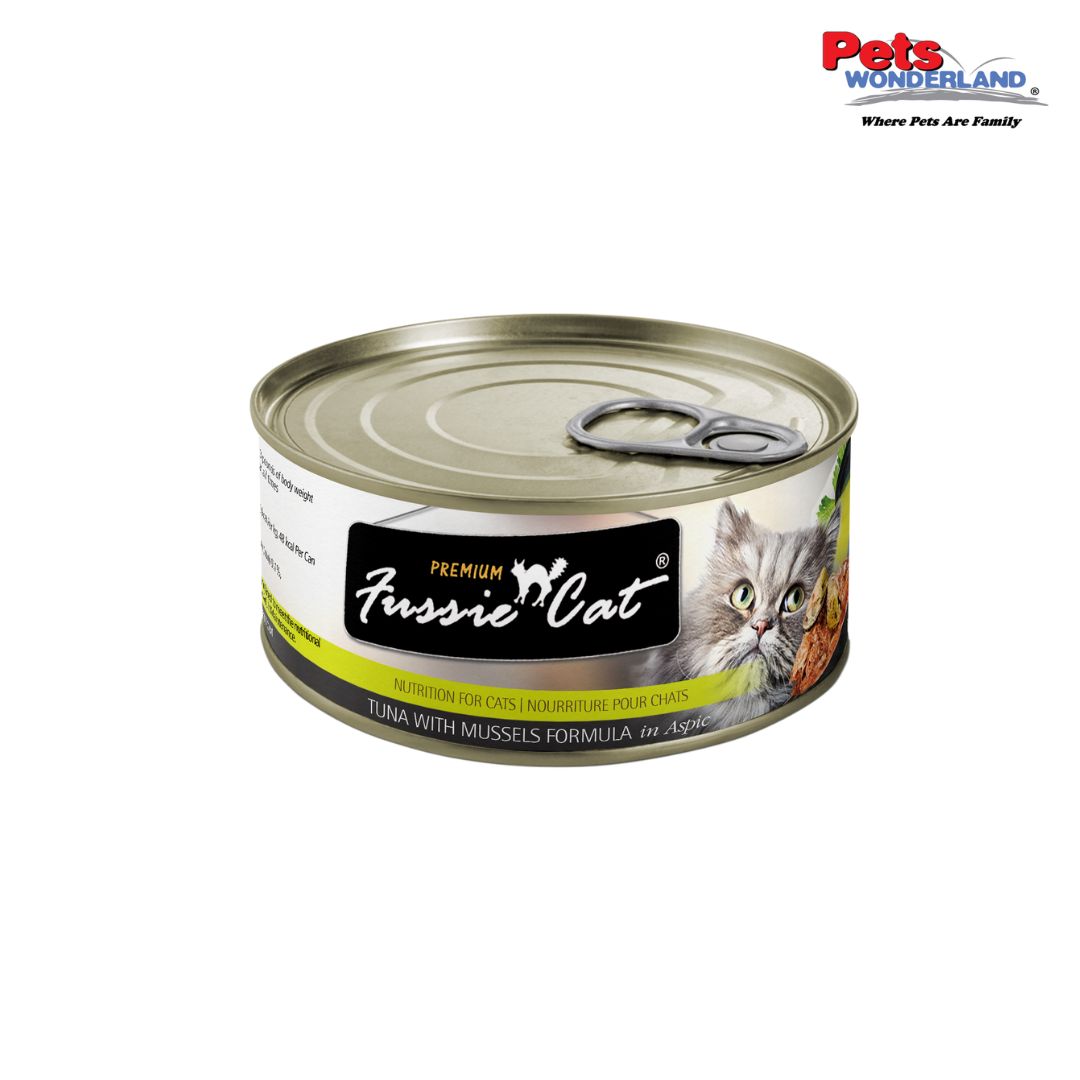 Fussie Cat - Premium Tuna with Mussel Canned 80g
