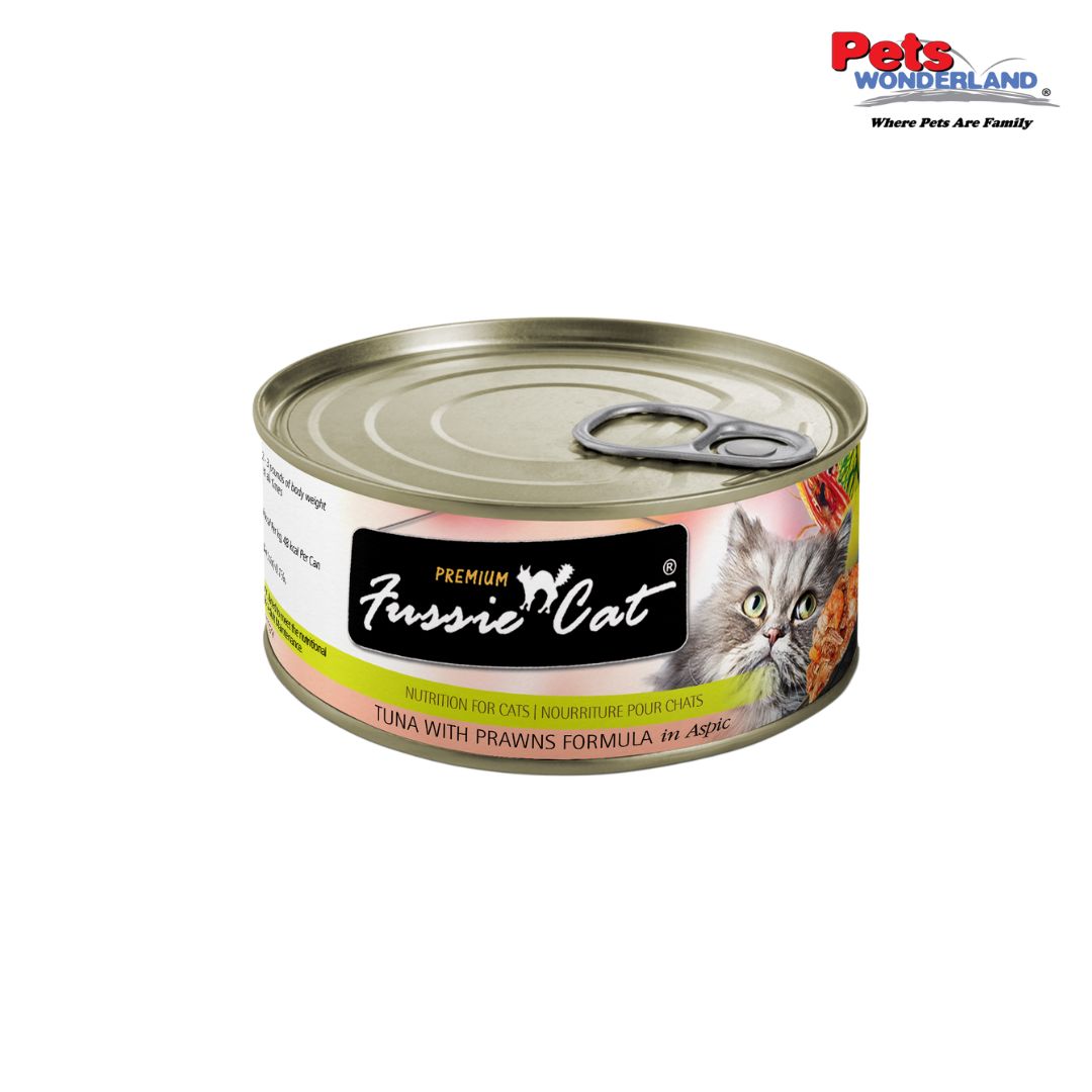 Fussie Cat - Premium Tuna with Prawns Canned 80g
