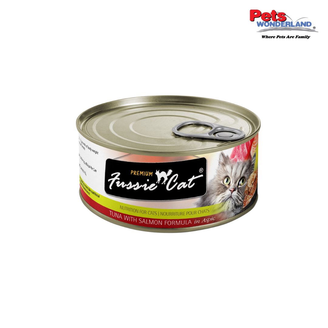 Fussie Cat Premium Tuna with Salmon Canned 80g