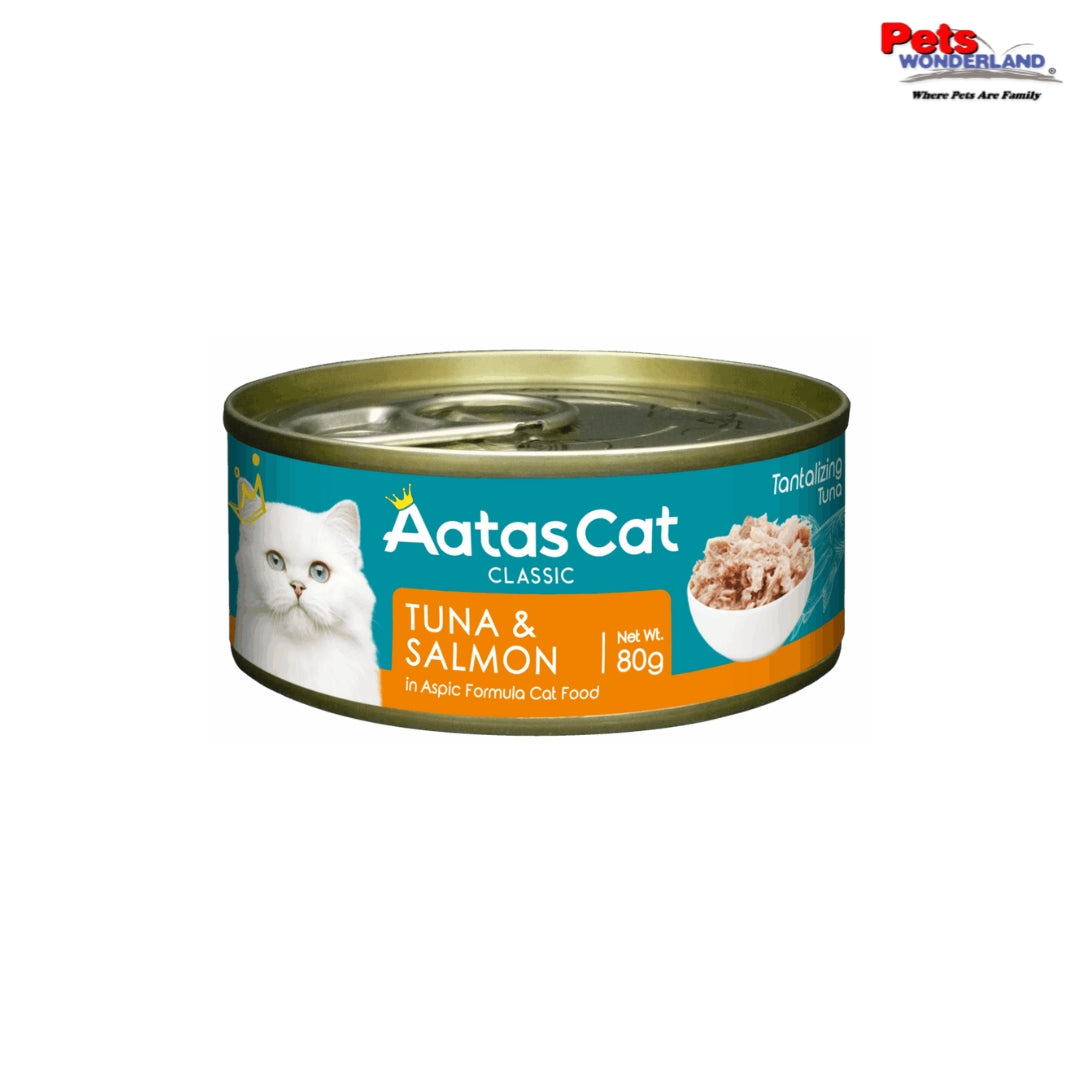 Aatas Cat Tantalizing Tuna & Salmon in Aspic 80g
