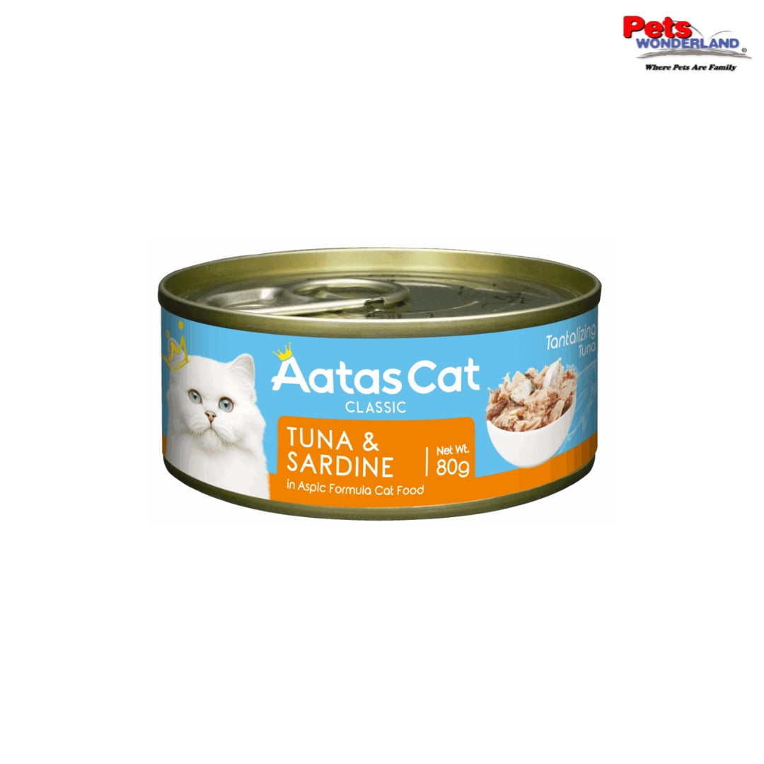 Aatas Cat Tantalizing Tuna & Sardine in Aspic 80g