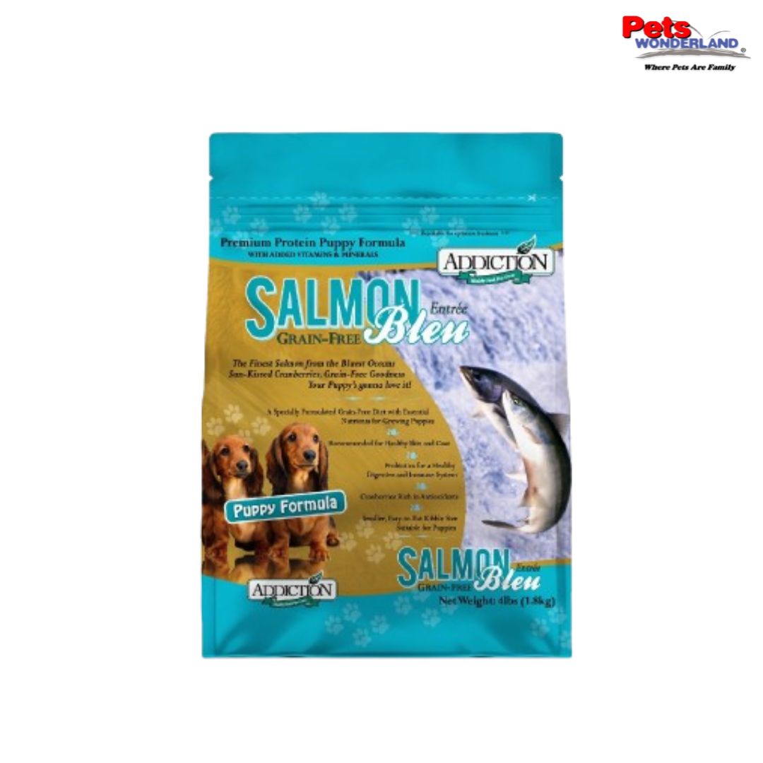 Addiction Salmon Bleu Puppy 4lbs (1.8kg)