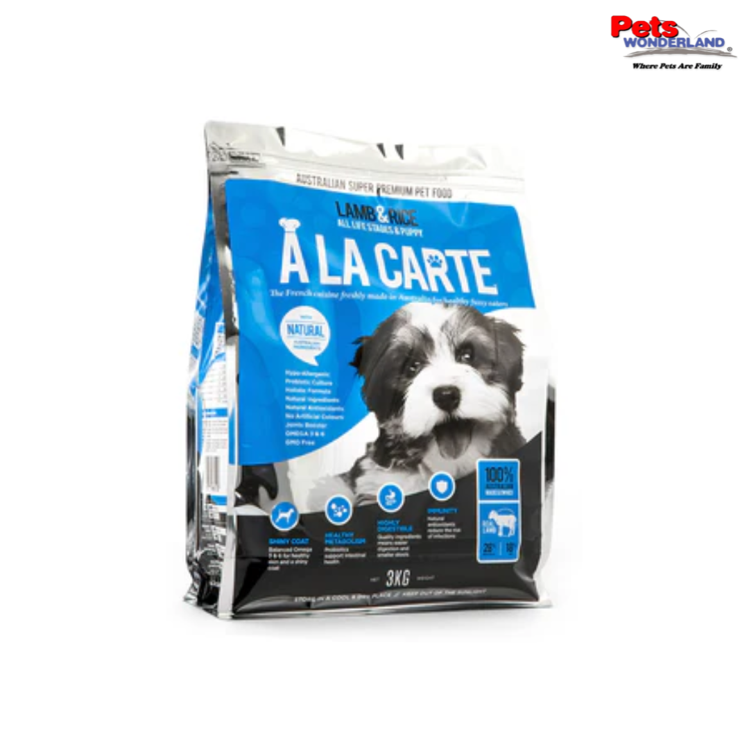 Ala Carte Dog Lamb & Rice 3KG