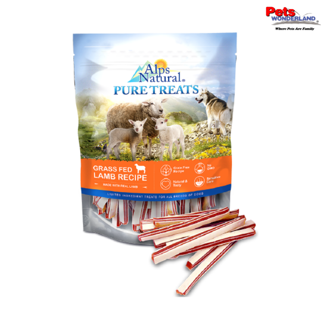 Alps Natural Pure Treats Grass Fed Lamb Recipe Lamb & Cod Sandwich 100g