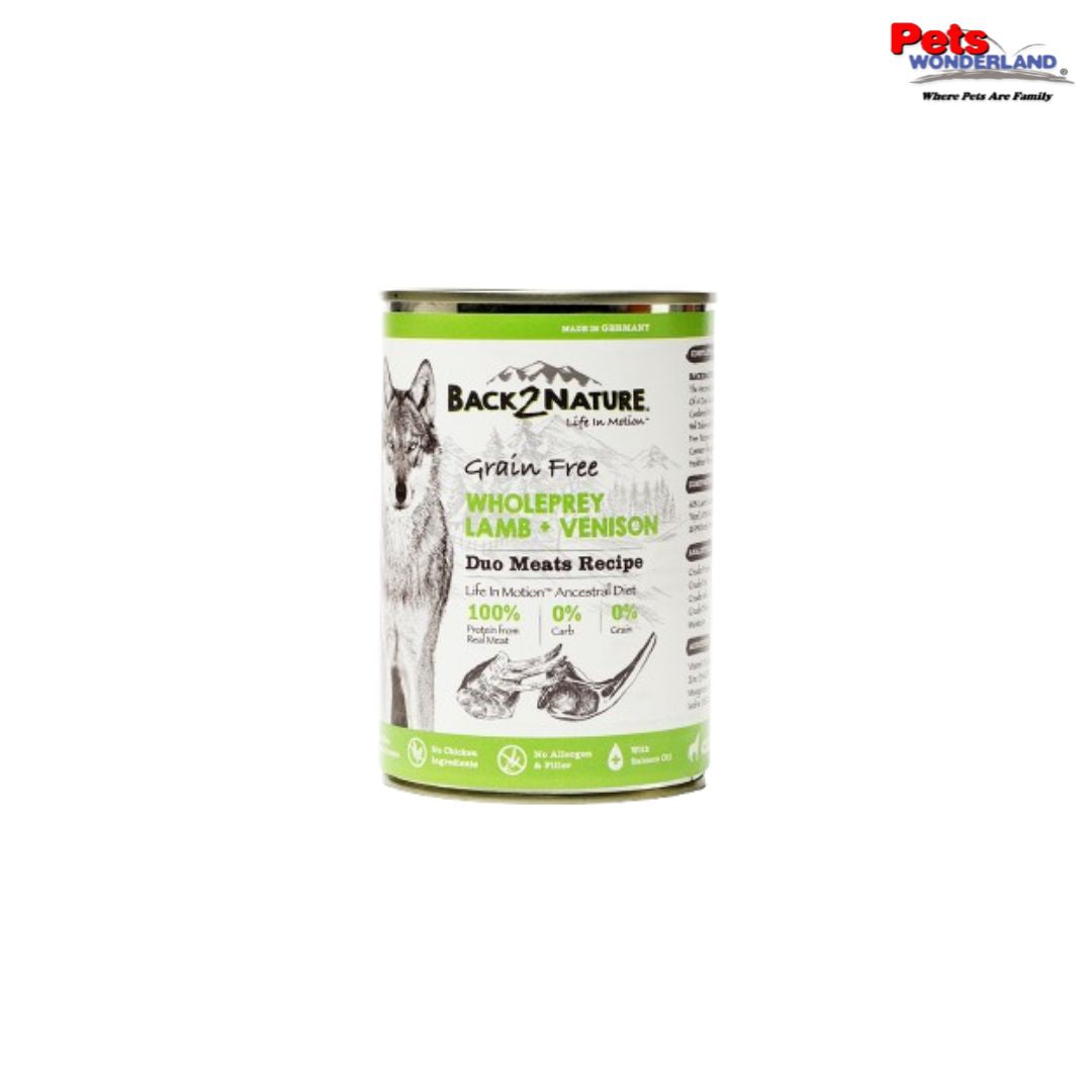 Back 2 Nature Canned Lamb & Venison 400g