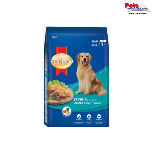 SmartHeart Adult Dog Dry Food Chicken & Liver 20kg