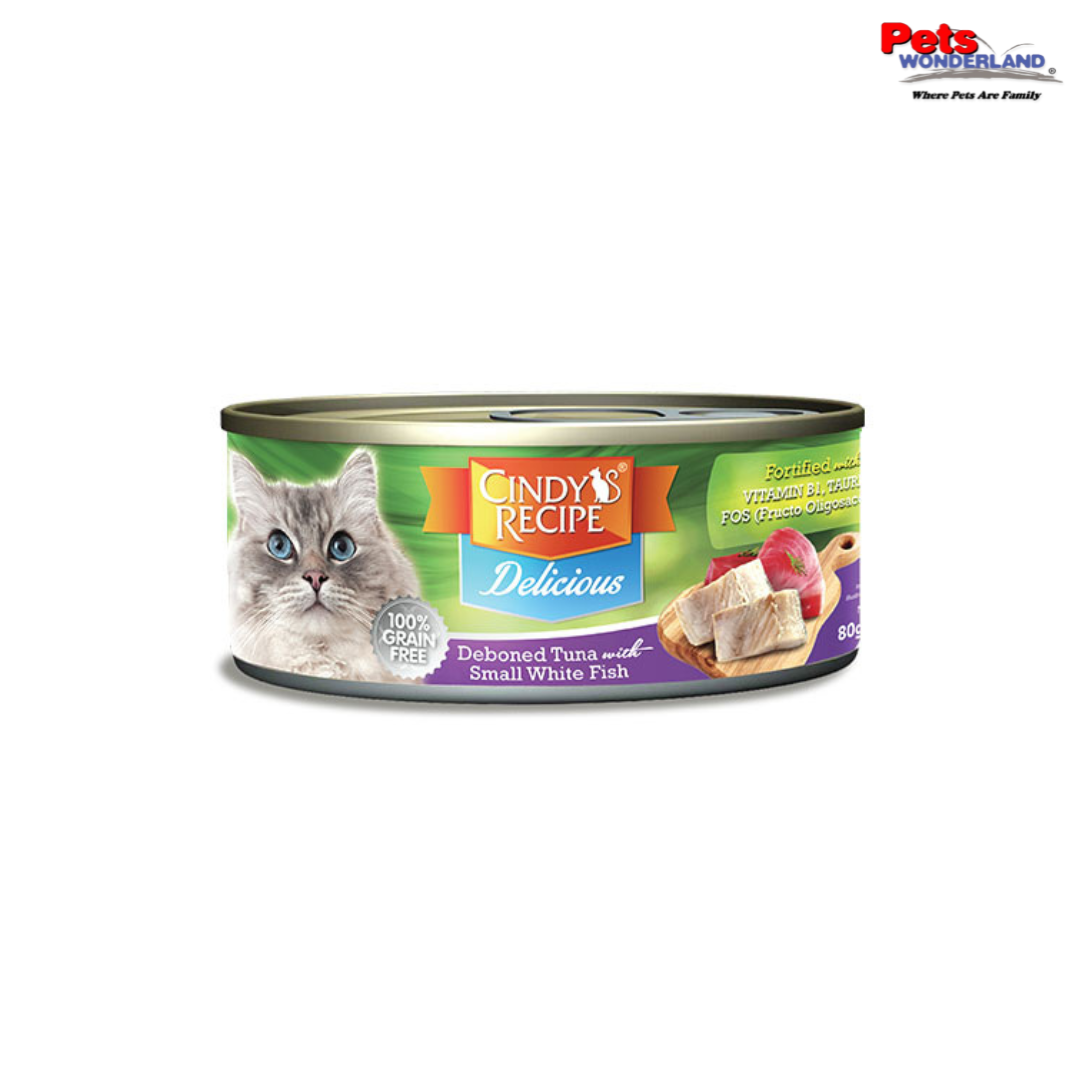 Cindy Delicious Tuna With Small White Fish 80gm