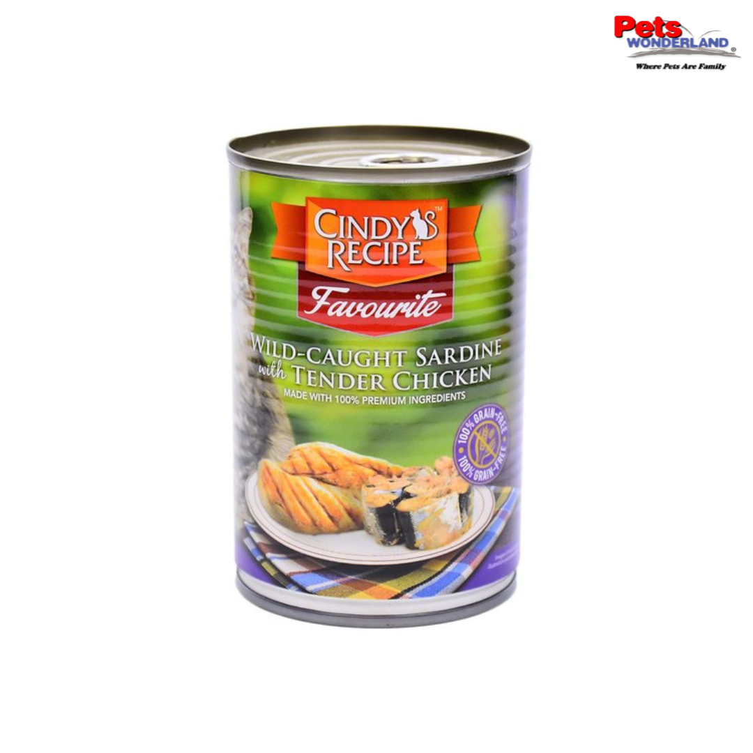 Cindy Recipe Wild Caught Sardine With Tender Chicken 400gm