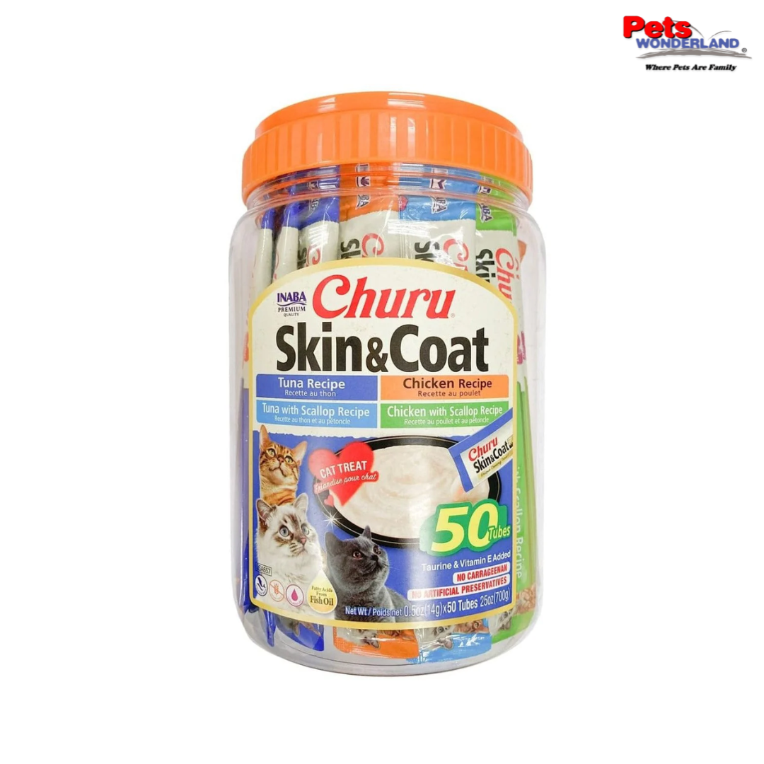 Inaba Churu Skin & Coat Variety 14gx50