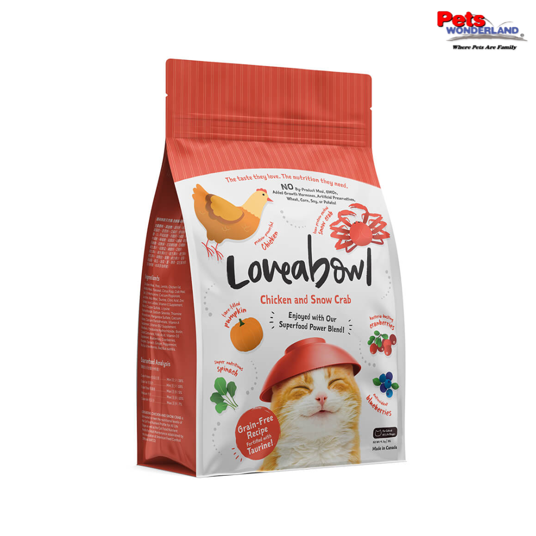 LOVEABOWL Chicken & Crab Cat